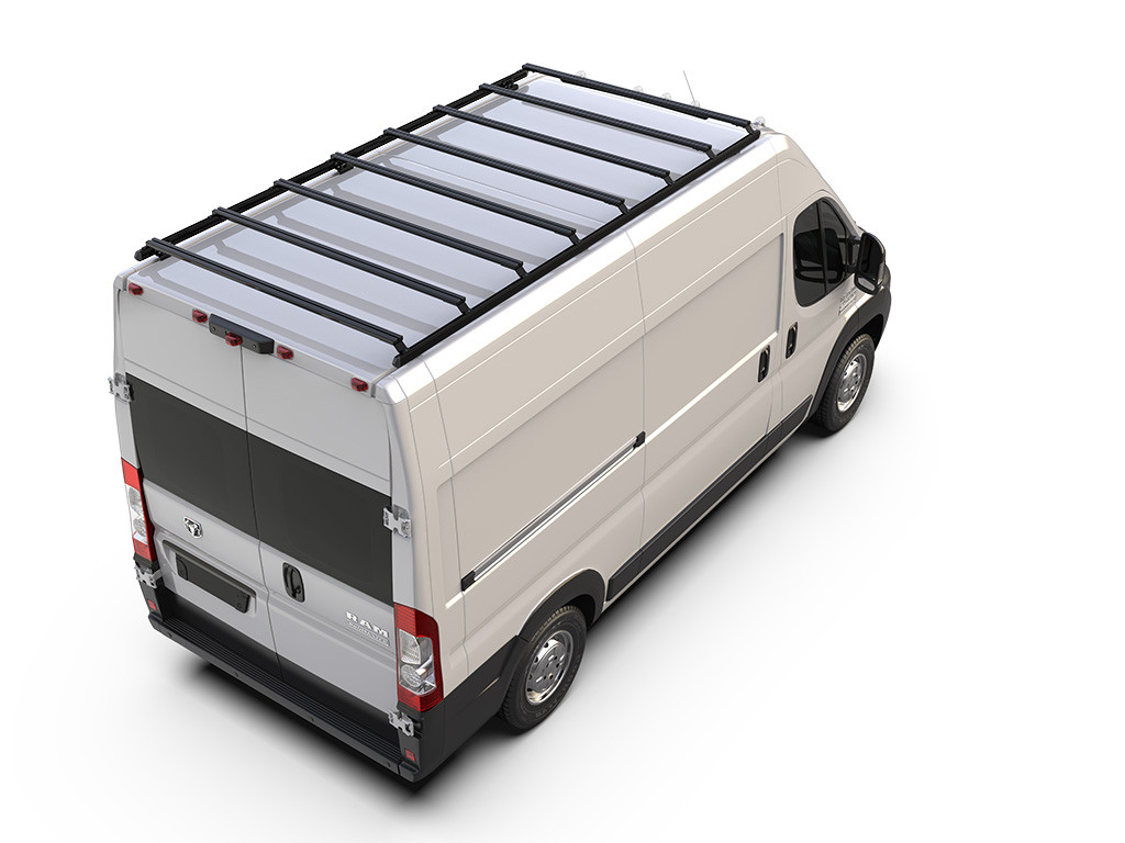 RAM Pro Master 1500 (136 tuumaa WB/High Roof) (2014-nykyinen) Slimpro Van Rack Kit - Front Runner 1