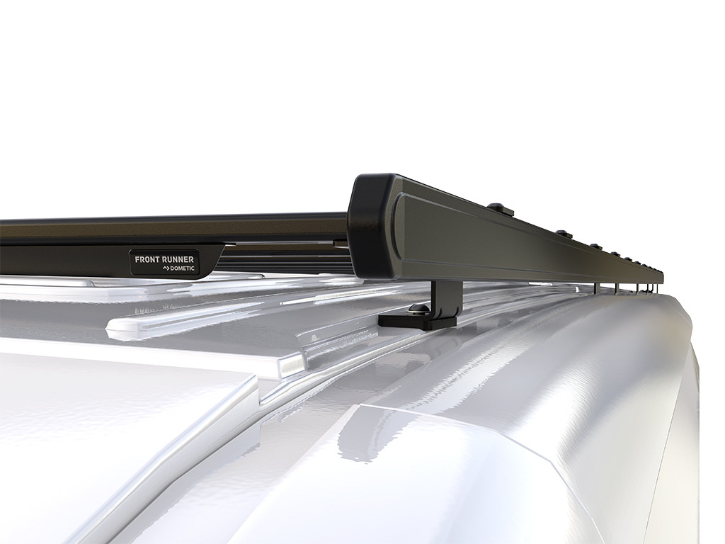 Volkswagen Crafter (L5H2/LWB Maxi/Standard Roof) (2017-nykyinen) Slimpro pakettiautotelinesarja - Front Runner 2