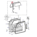 Oven ikkunan tiiviste, Landcruiser Series 40 1
