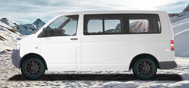 Dotz 4x4 Dark Black Steel wheel 16x7 VW 1