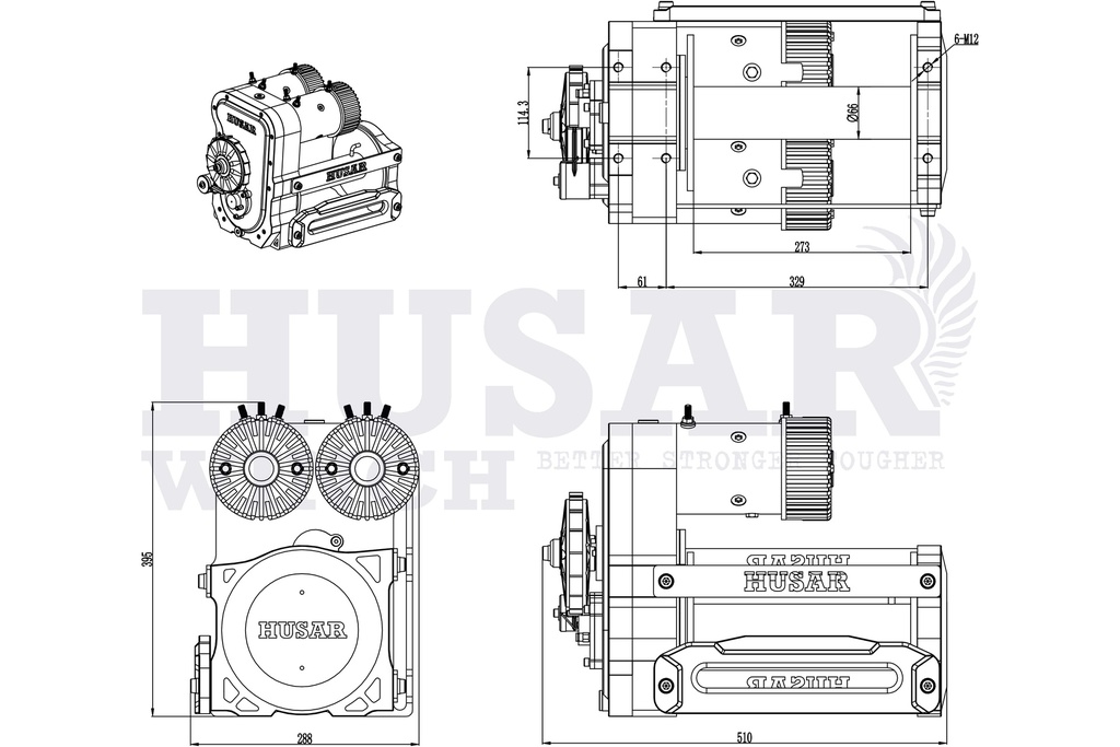 Husar  BST RS 12000 LBS Tuplamoottori Kilpavinssi 5