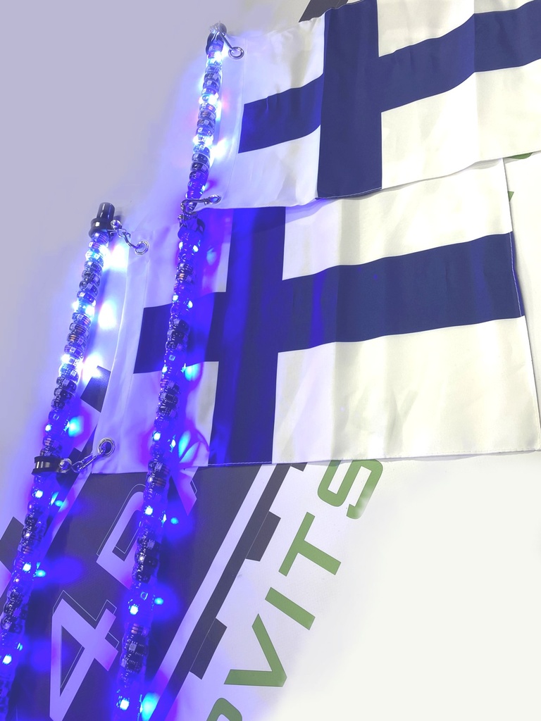 LED Whip Valosarja 2kpl 4FT 3