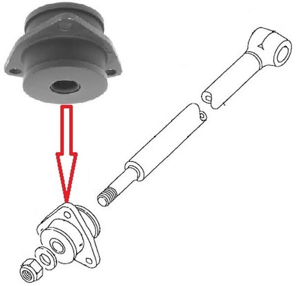 Takatukivarren pusla  Land Rover 1