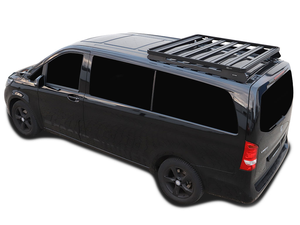 Mercedes Benz V-Class XLWB (2014-Nykyinen) Slimline II 1/2 Roof Rack Kit - Front Runner 1