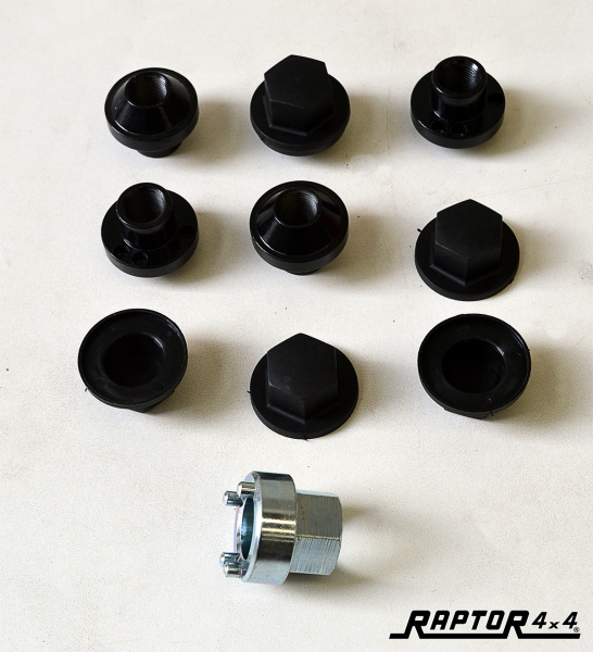 Lukkomutterisarja Landrover Teräsvanteelle 1