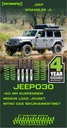 Jeep Wrangler JL 4D +50mm Alustasarja 1