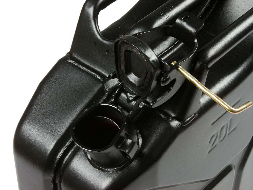 20l Jerry Can - musta teräsviimeistely 1