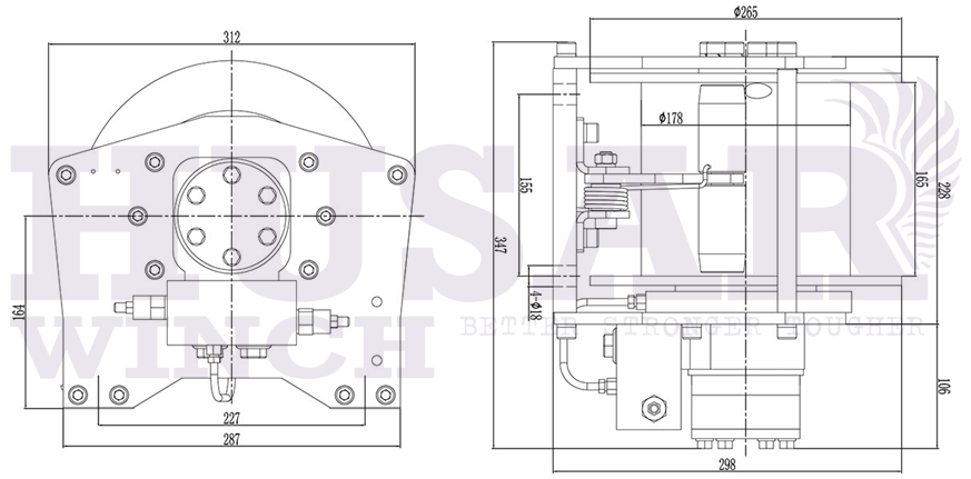 BST  Hydraulic 3300lbs