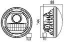 LED ajovalo 5 3/4" - 7"