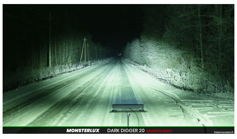 Monsterlux Dark Digger 20 LED lisävalopaneeli