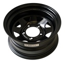 Dotz HD plåtfälg ET -12 7X15 svart för Suzuki