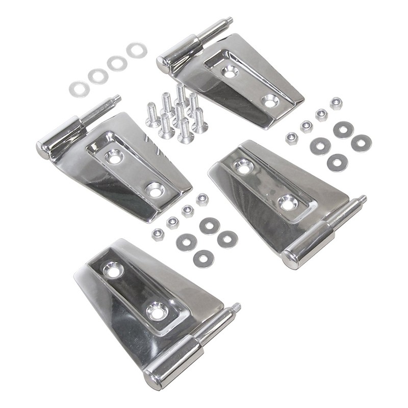 DOOR HINGE SET OUTER SST JK 06-16