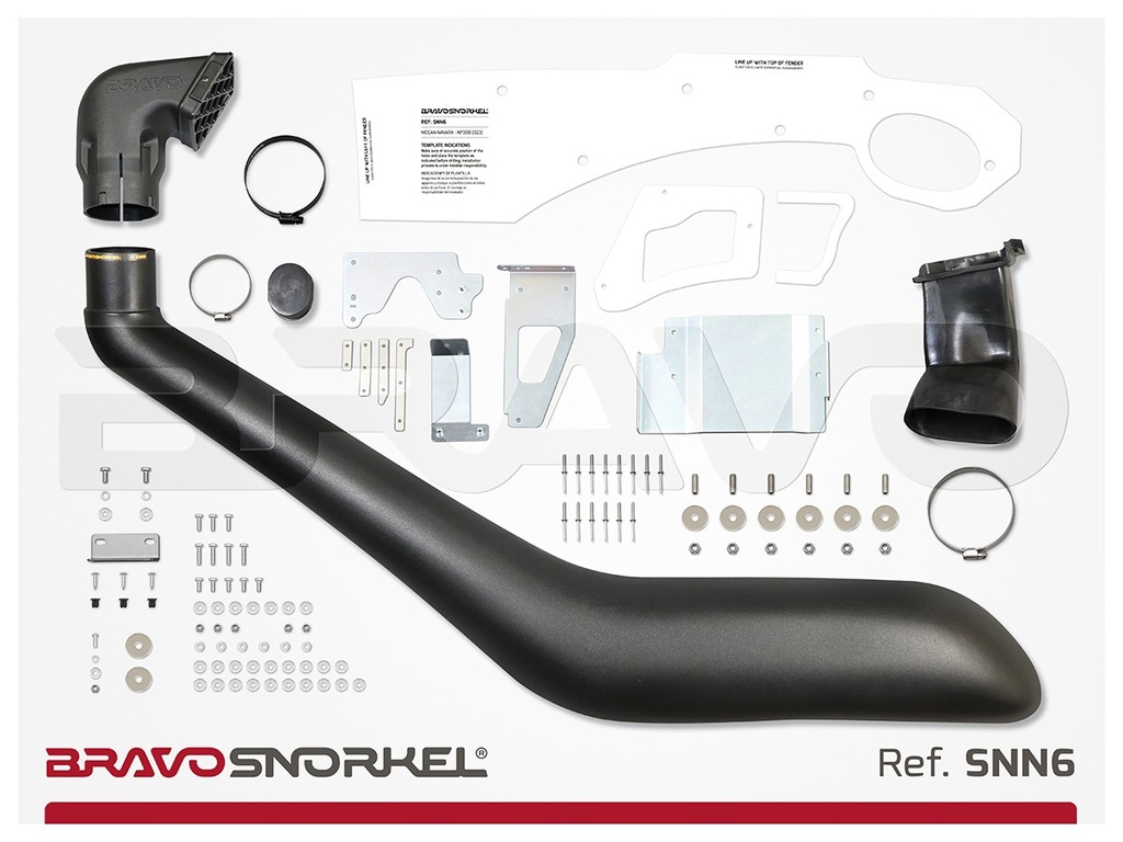 Bravo Snorkel Nissan Navara D23 2015 framåt