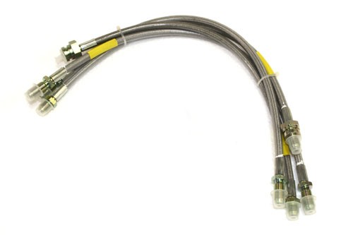 Brake Hose Kit, Braided, Standard Length