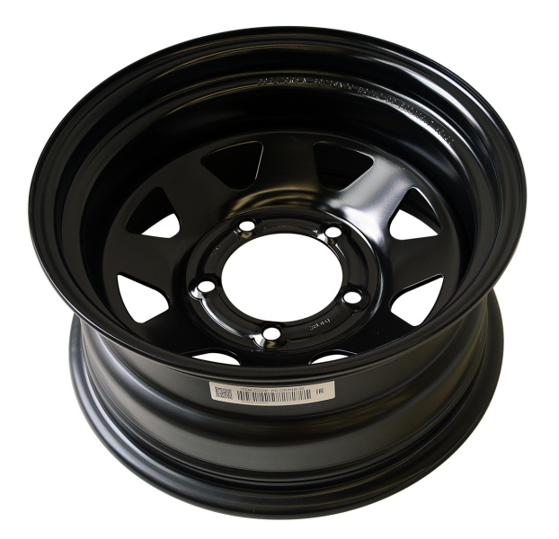 TYREX HD plåtfälg ET -20 6.5X15 svart för Suzuki