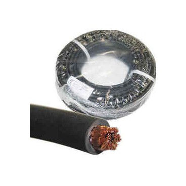 Akkukaapeli musta, 16mm², metritavara