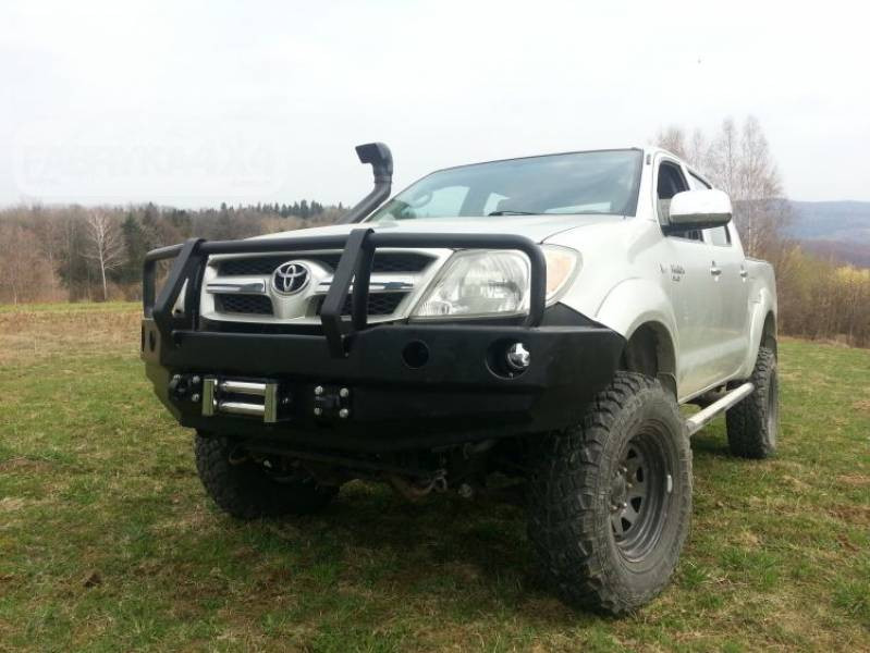 Front winch bumper with bullbar 08-11