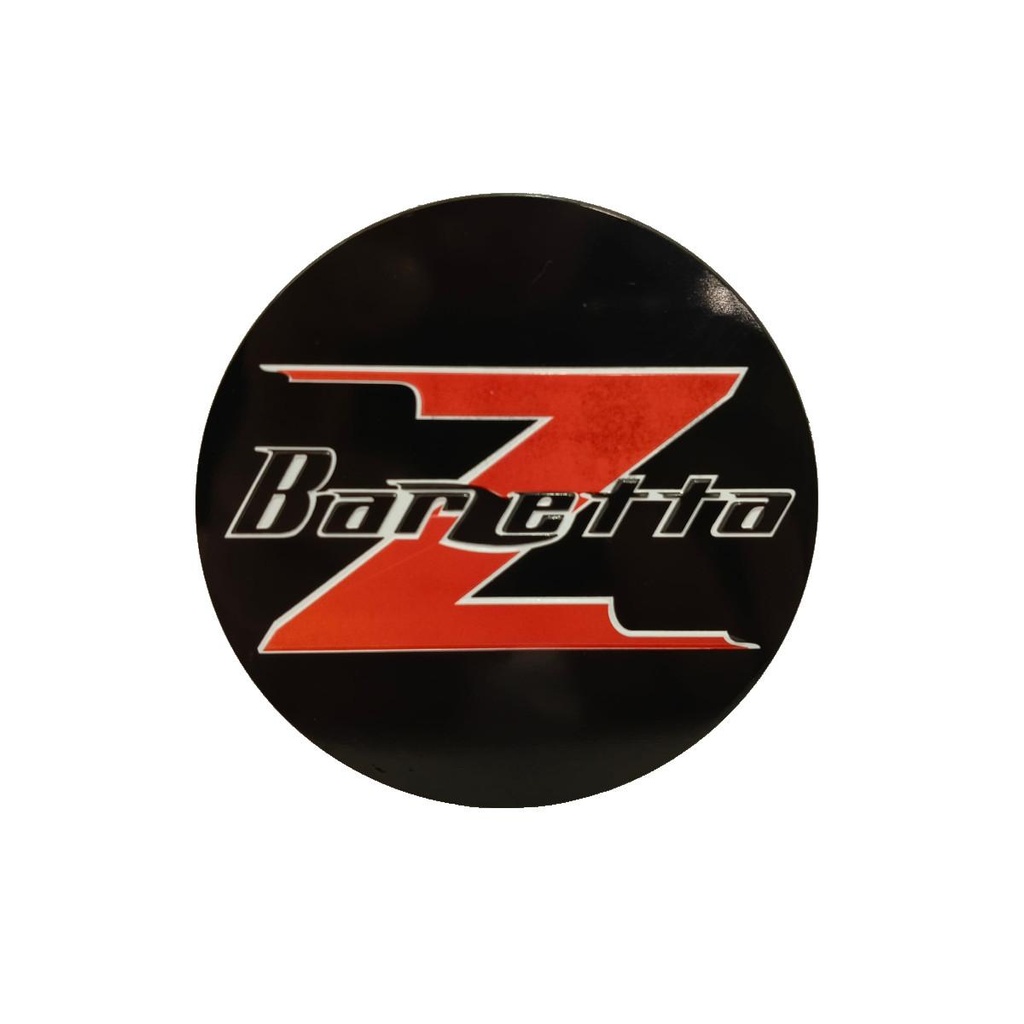 Barzetta Emblem/62mm/Musta/Suora Grande 17"