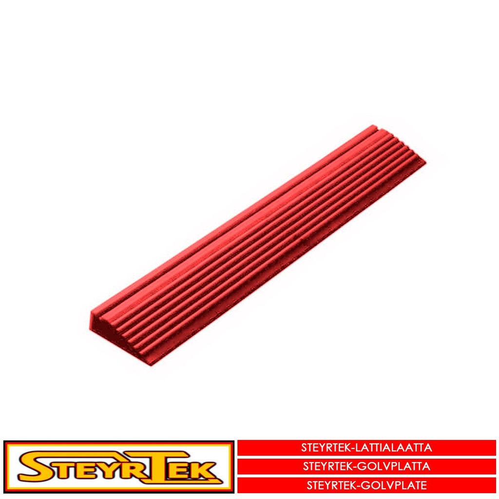 SteyrTek Lattialaatan reunapala, fire red naaras 6 kpl