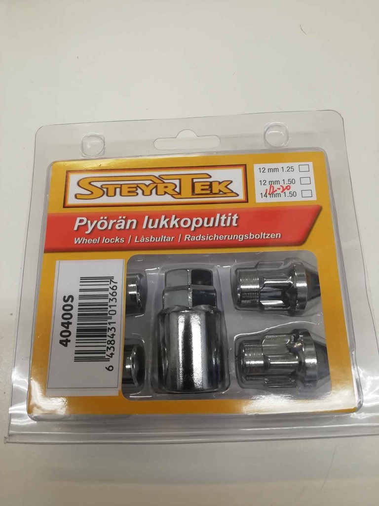 SteyrTek Lukkomutterisarja 1,5mm nousu, 12mm