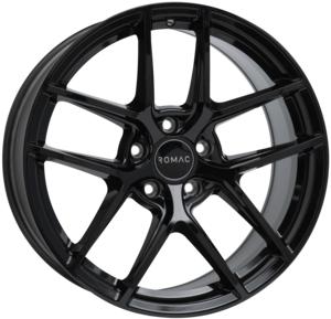 ROMAC DIABLO GLOSS BLACK 7.5x17 5/108 ET42 CB73.1