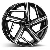 MAK QVATTRO BLK/POL 8x18 5/112 ET39 CB66.5