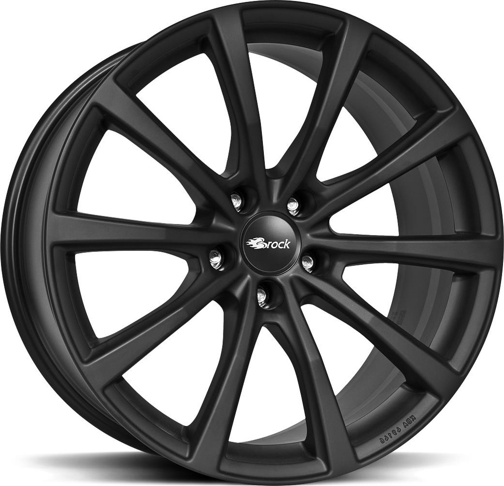 BROCK B32 BLACK MATT 8.5x19 5/112 ET25 CB66.7