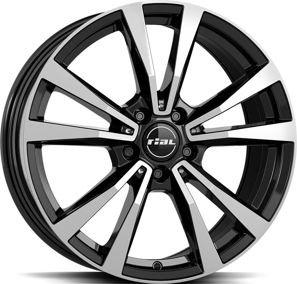 RIAL M12X DIAM BLACK POL 8x19 5/112 ET34 CB66.6