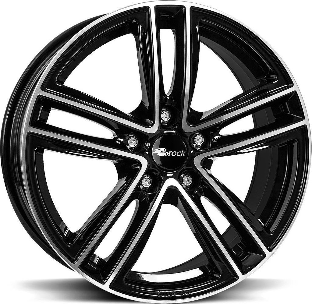 BROCK RC27 BLACK FULL POL 7.5x17 5/114.3 ET55 CB64.1