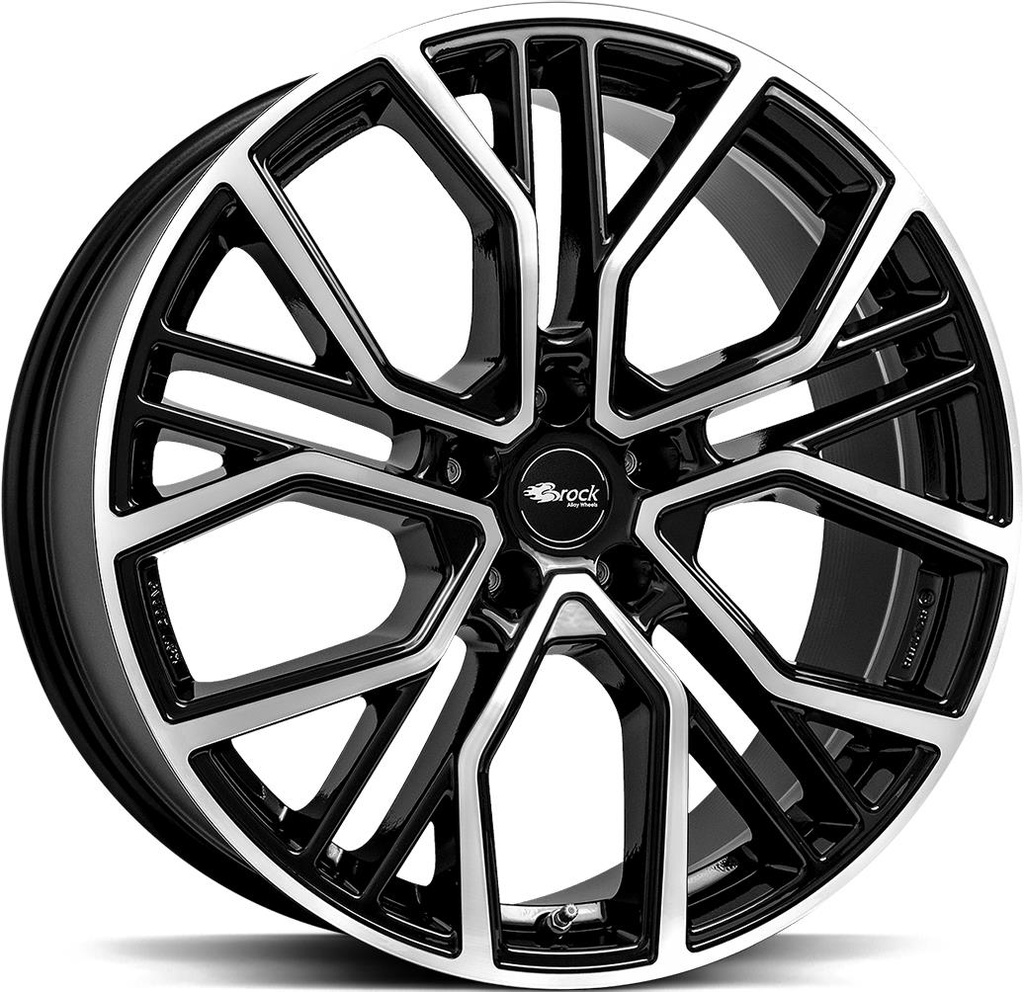 BROCK B41 BLACK FULL POL 8.5x21 5/112 ET19 CB66.6