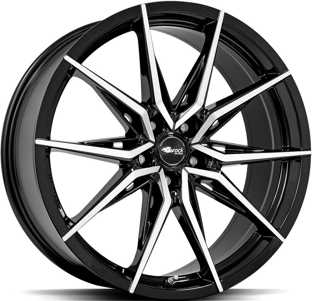 BROCK B42 BLACK FULL POL 8.5x20 5/112 ET35 CB66.6