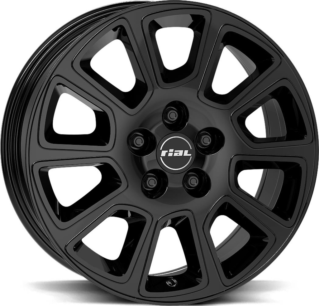 RIAL TRANSPORTER 2 DIAM BLACK 7.5x18 6/139.7 ET47 CB93.1