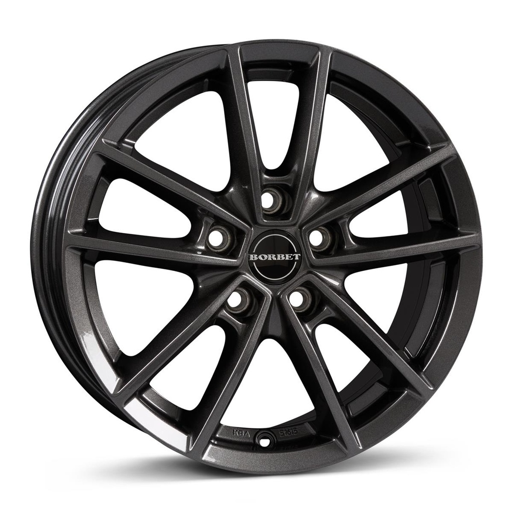 BORBET W MIST ANTRACITE GLOSS 8x20 5/112 ET35 CB66.6