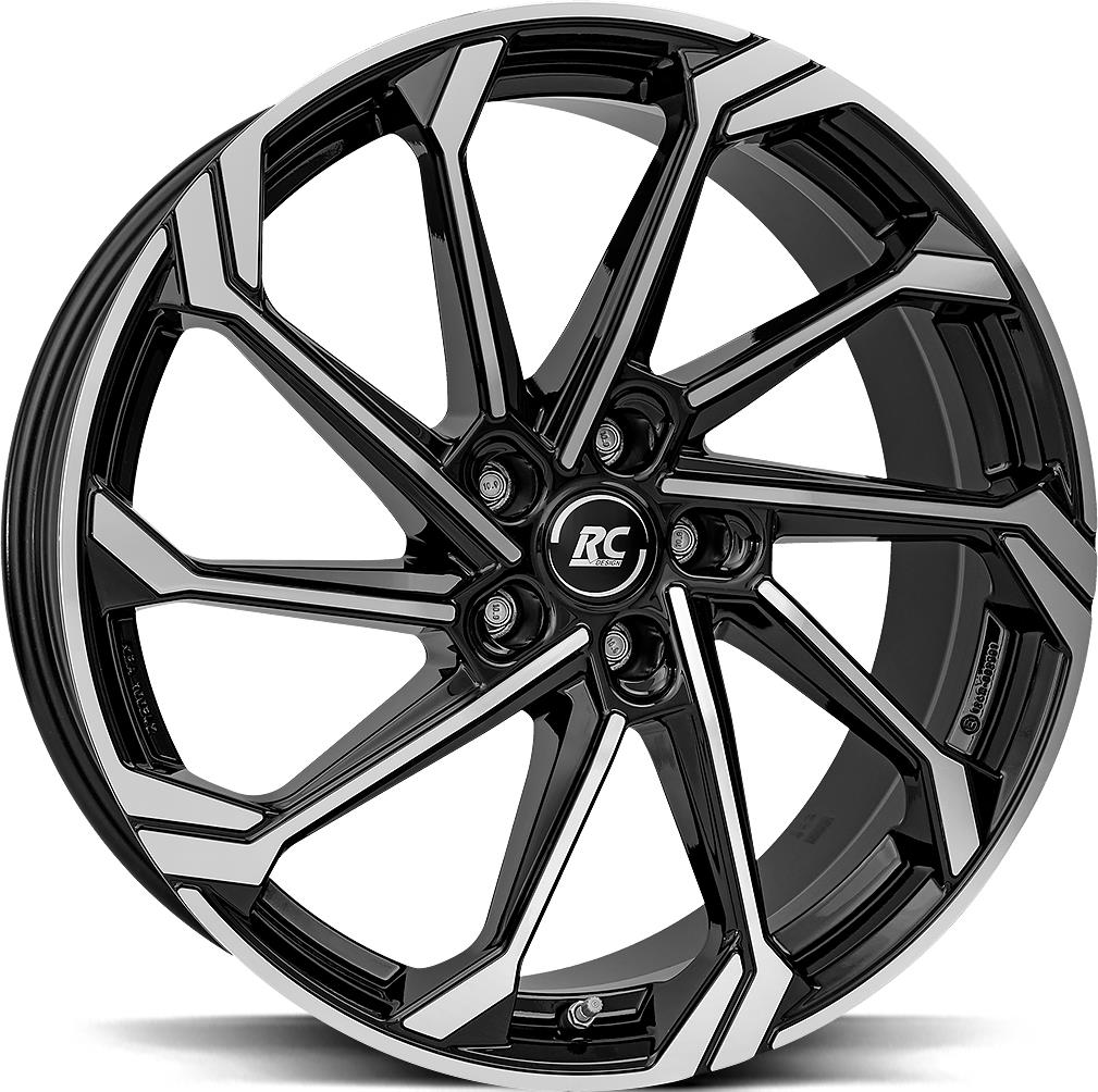 BROCK RC36 BLACK FULL POL 8x20 5/114.3 ET35 CB66.1