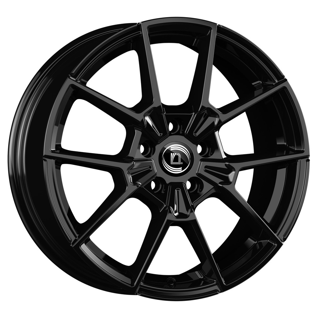 DIEWE NEVE GLOSSY BLACK 7x17 4/98 ET30 CB58.1