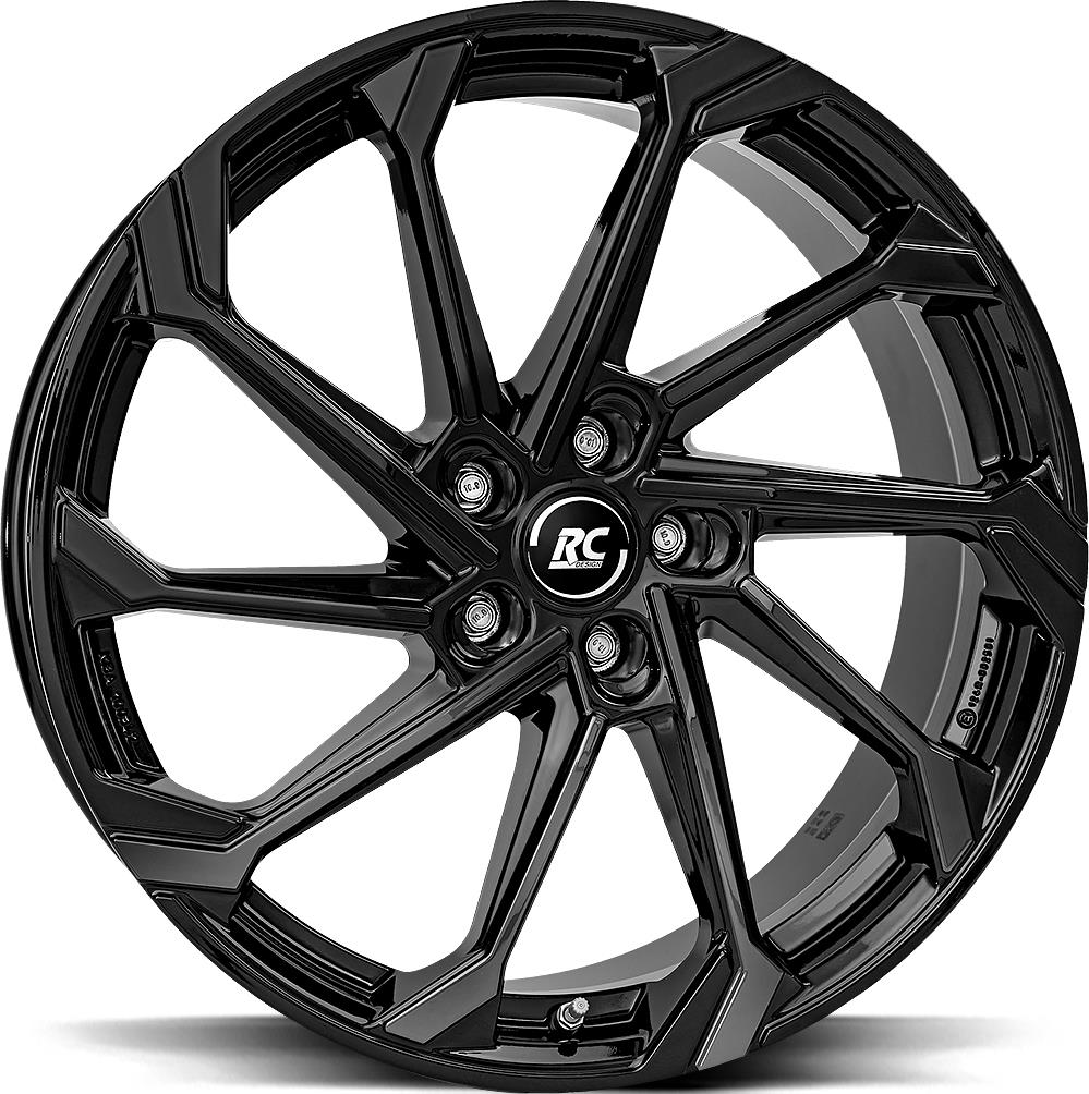 BROCK RC36 SHINY BLACK 10x20 5/130 ET39 CB66.6