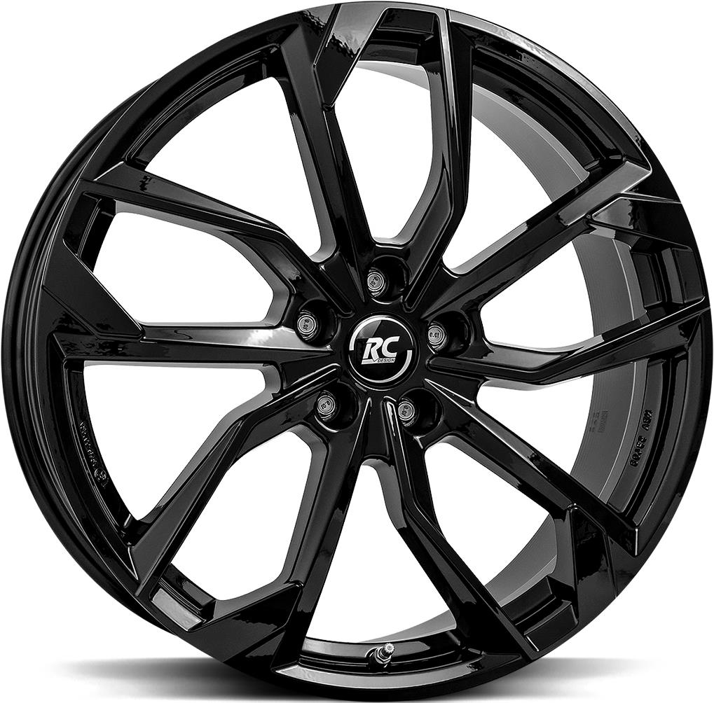 BROCK RC34 SHINY BLACK 7.5x18 5/112 ET40 CB57.1