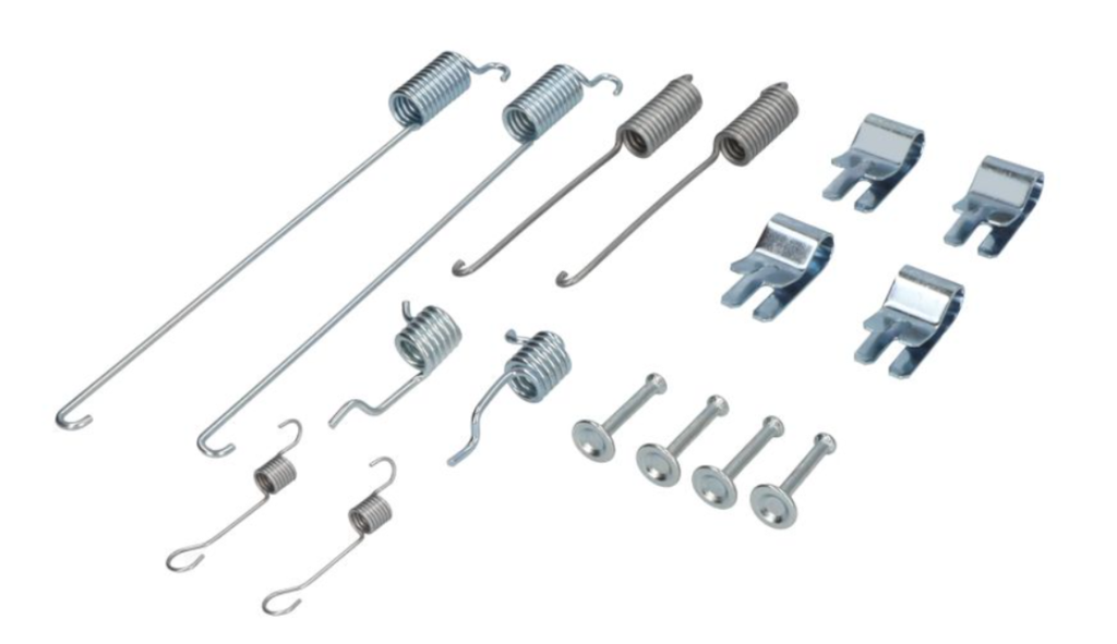 Brake shoe fitting set