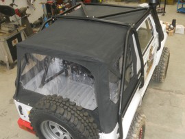 vattentätt sufflett Suzuki SAMURAI svart