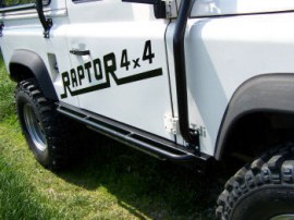 HD rock sliders för defender 90
