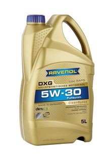 Ravenol DXG SAE 5W30, täyssynteettinen moottoriöljy, 5L