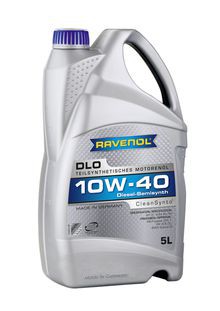 Ravenol DLO SAE 10W40, SEMI SYNTHETIC ENGINE OIL FOR DIESEL ENGINE, 5L