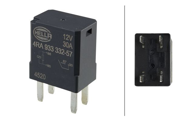 Rele, 12 V, 30 A, GM