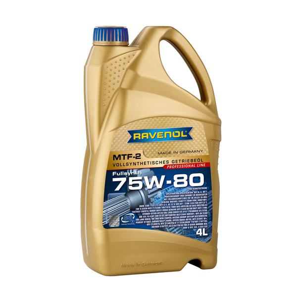 Ravenol MTF-2 SAE 75W80, FULL SYNTHETIC TRANSMISSION OIL, 4L