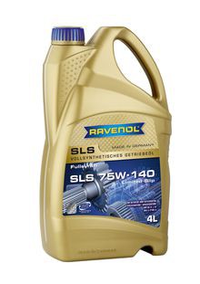 Ravenol SLS SAE 75W140 API GL5, SYNTETHIC TRANSMISSION- AND DIFF OIL, 4L