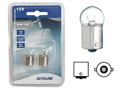 glödlampa par 12V/5W BA15S