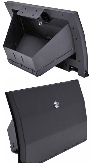 GLOWE BOX WITH LOCK, Jeep Wrangler TJ