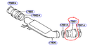 Hose turbo/manifold