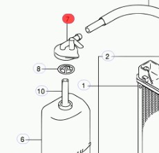 Water Reserve Tank Cap, Jimny