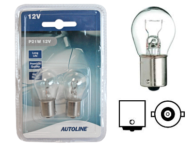glödlampa par 12V/21W BA15S